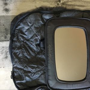 Baby rear facing mirror and infant car seat cover.